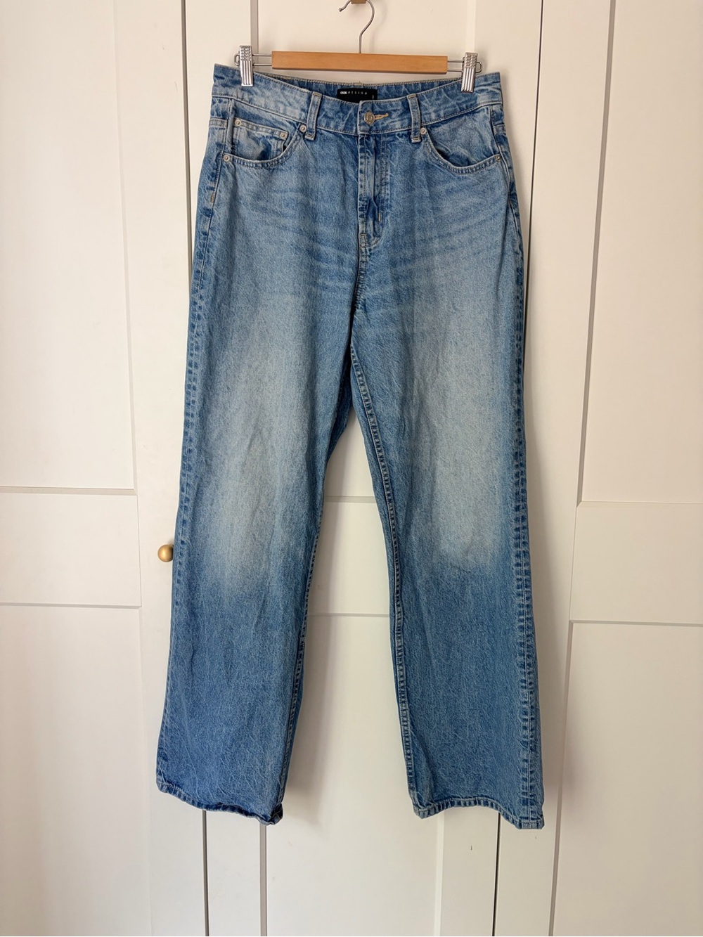 ASOS Light Blue Relaxed Wide-Leg Jeans | 30/34